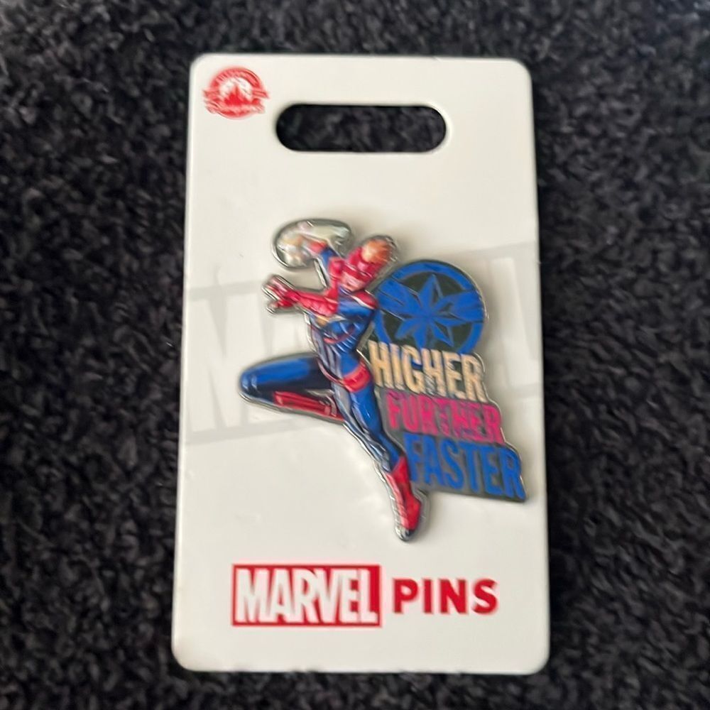 Captain Marvel Disney Parks Collectible Marvel Pin Trading